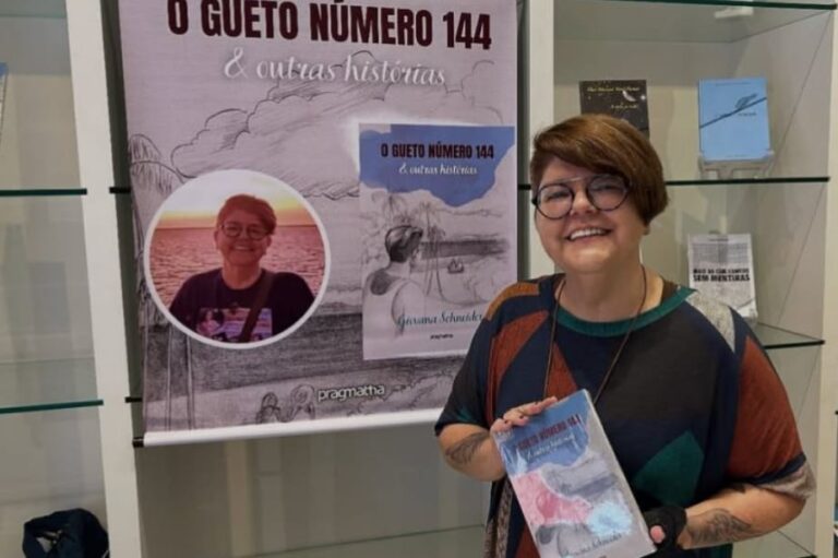 Leia mais sobre o artigo Giovana Schneider lança “O Gueto Número 144 & outras histórias” em Marechal Floriano/ES