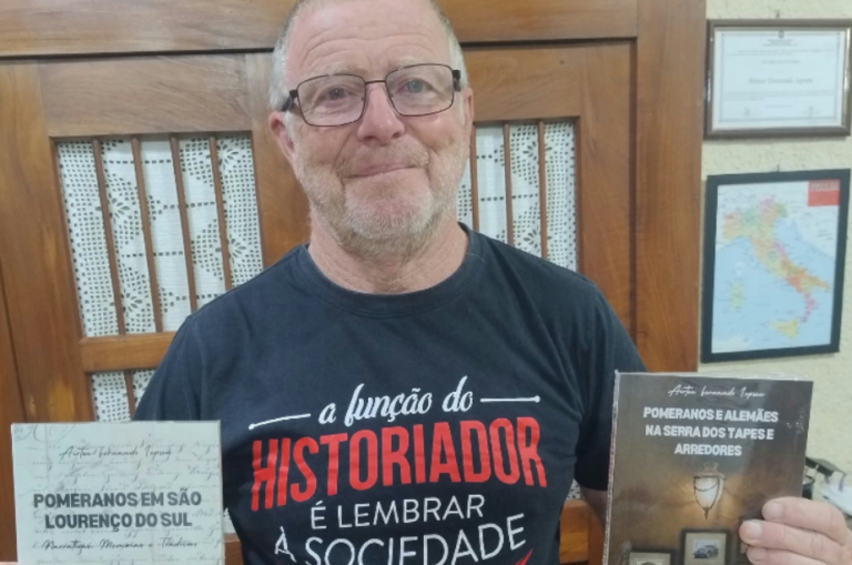 Leia mais sobre o artigo Airton Iepsen lança, dia 21, livro que resgata memória de pomeranos e alemães na Serra dos Tapes